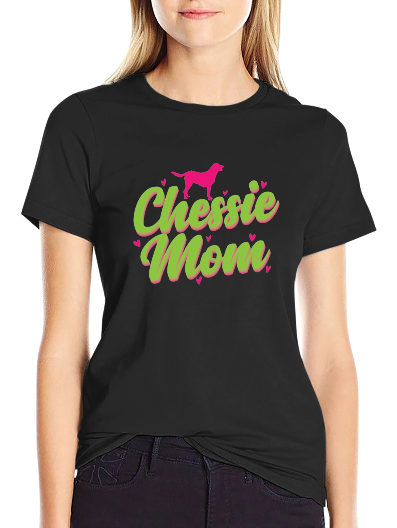 Chessie Mom T-Shirt - Dog Lover Gift