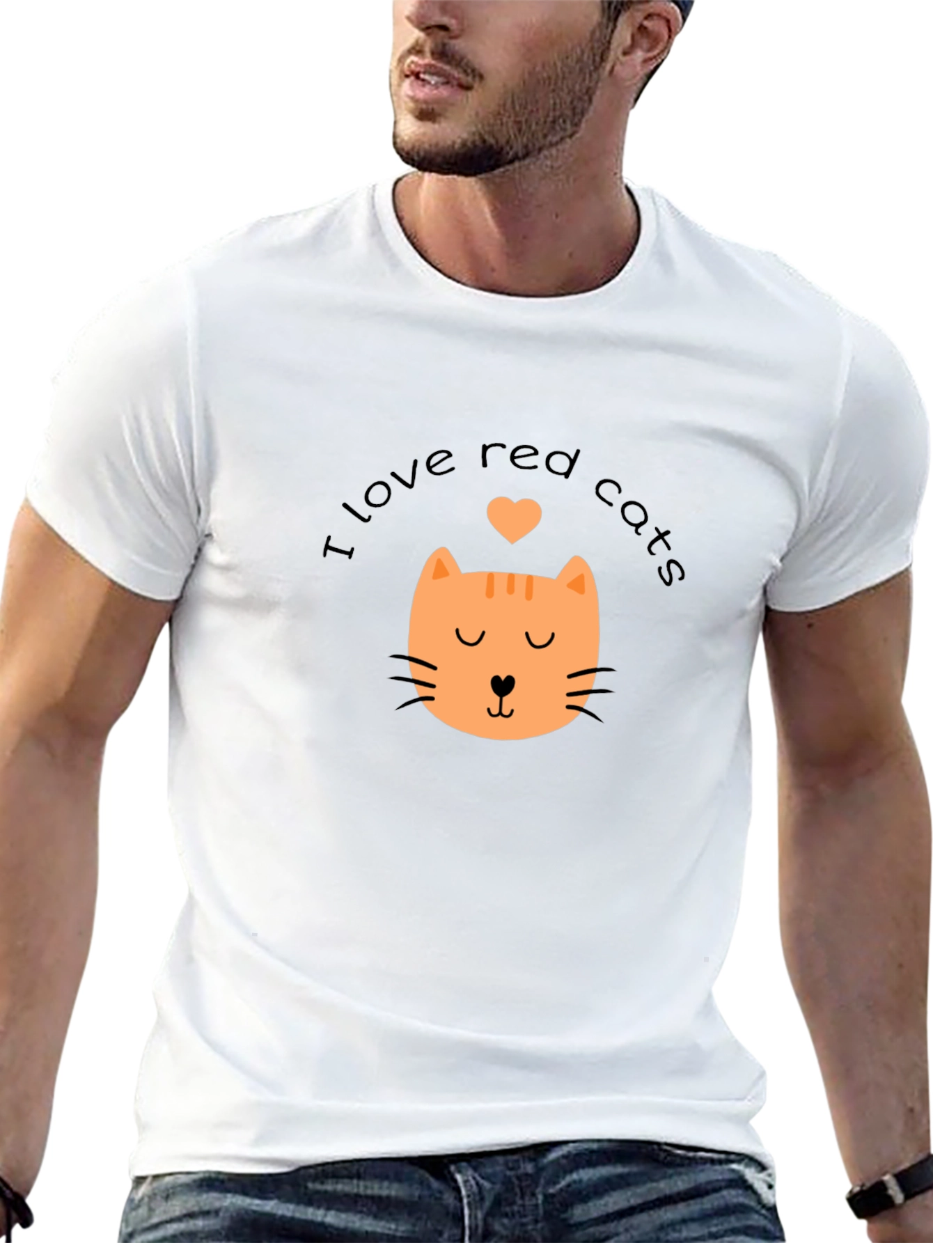 I Love Red Cats T-Shirt