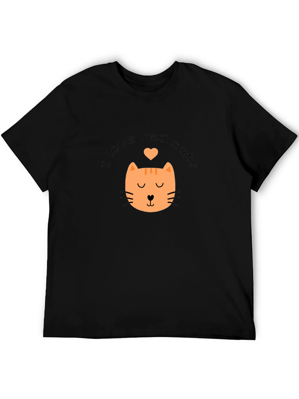 I Love Red Cats T-Shirt