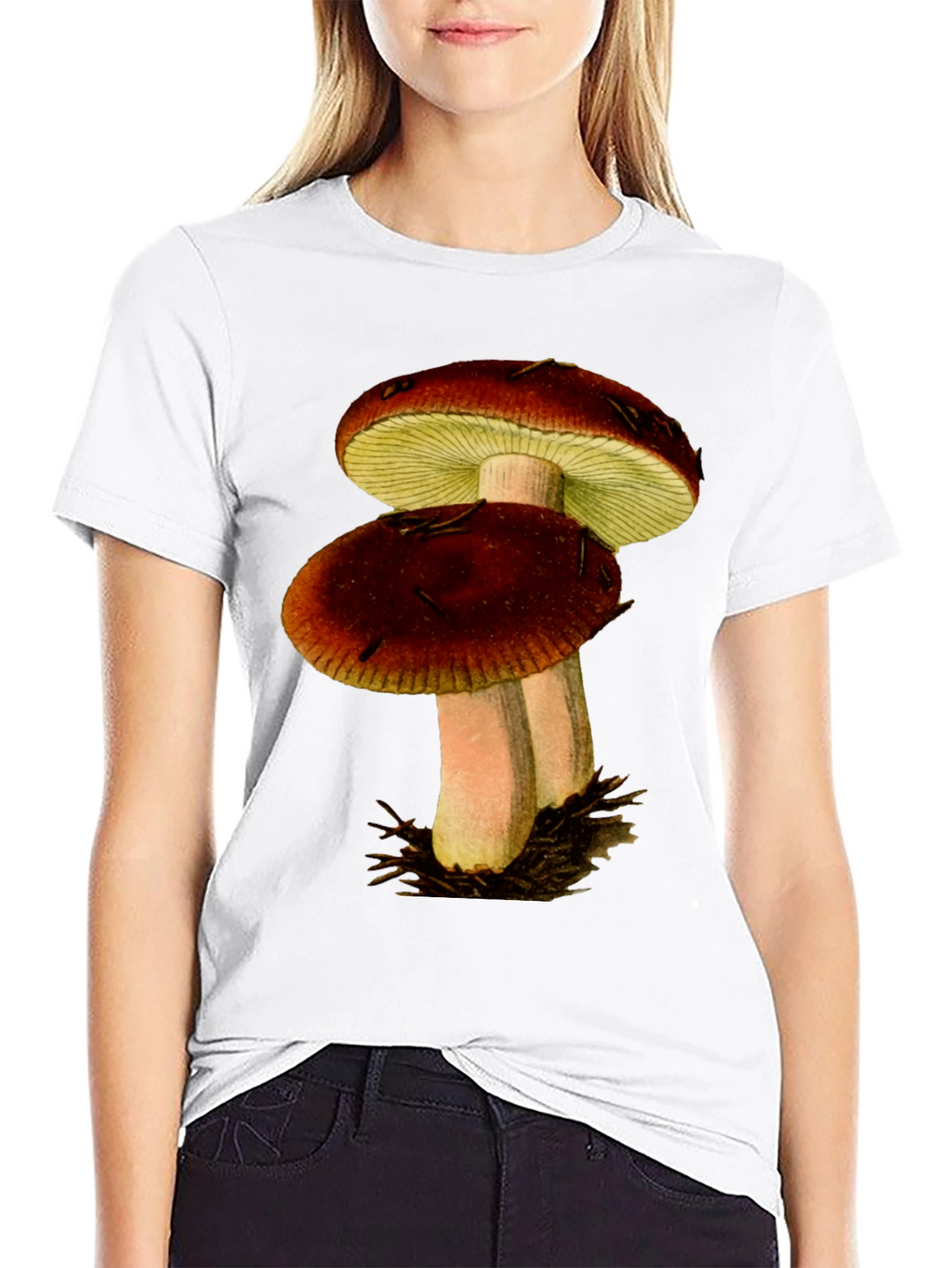 Mushroom Graphic T-Shirt - Nature Inspired Tee