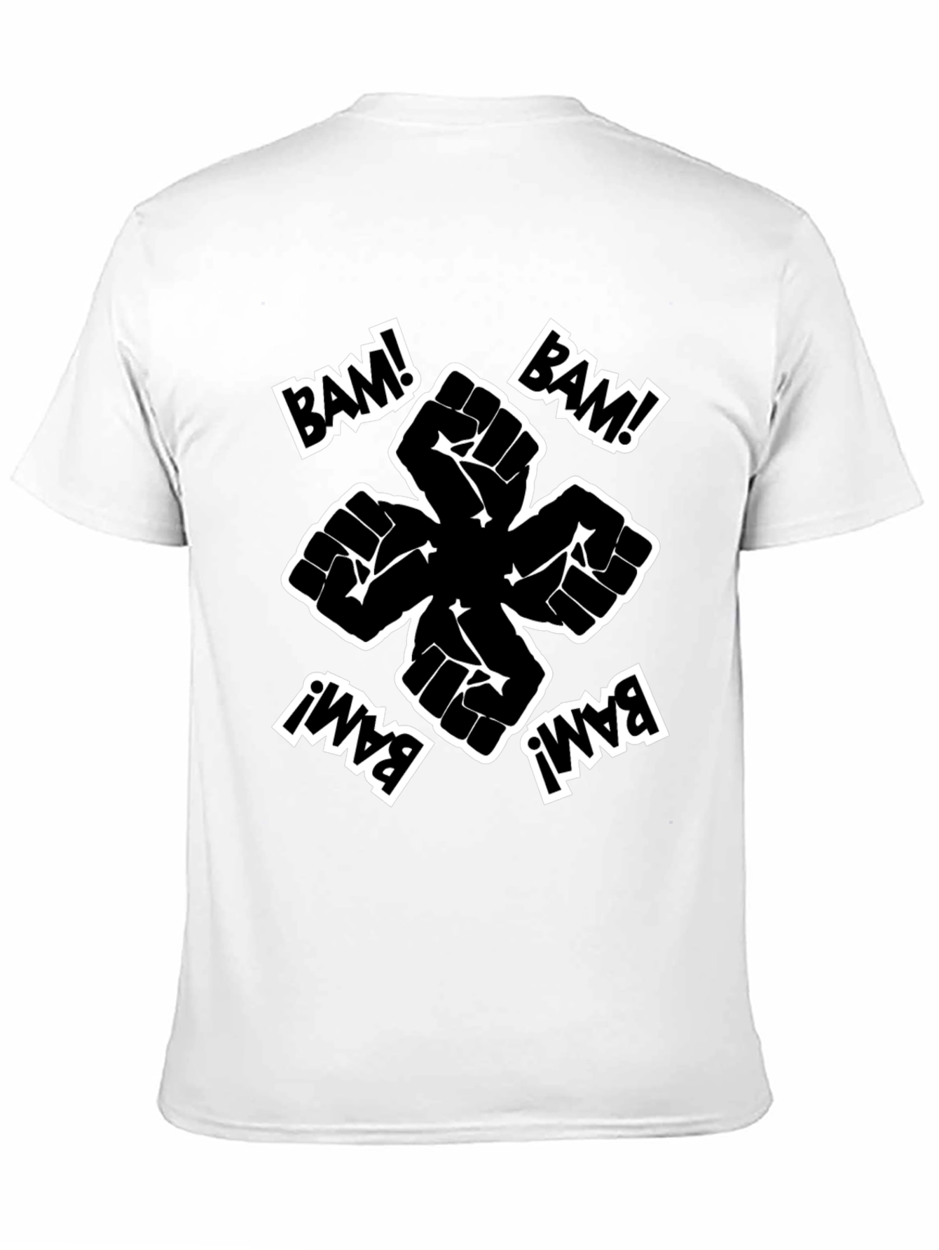 Bam! Fist Power Graphic Tee - Black