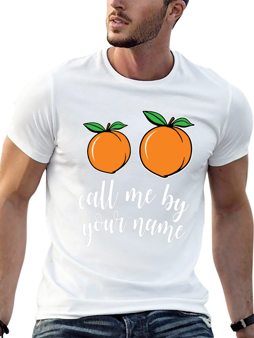 Call Me By Your Name Peach T-Shirt
