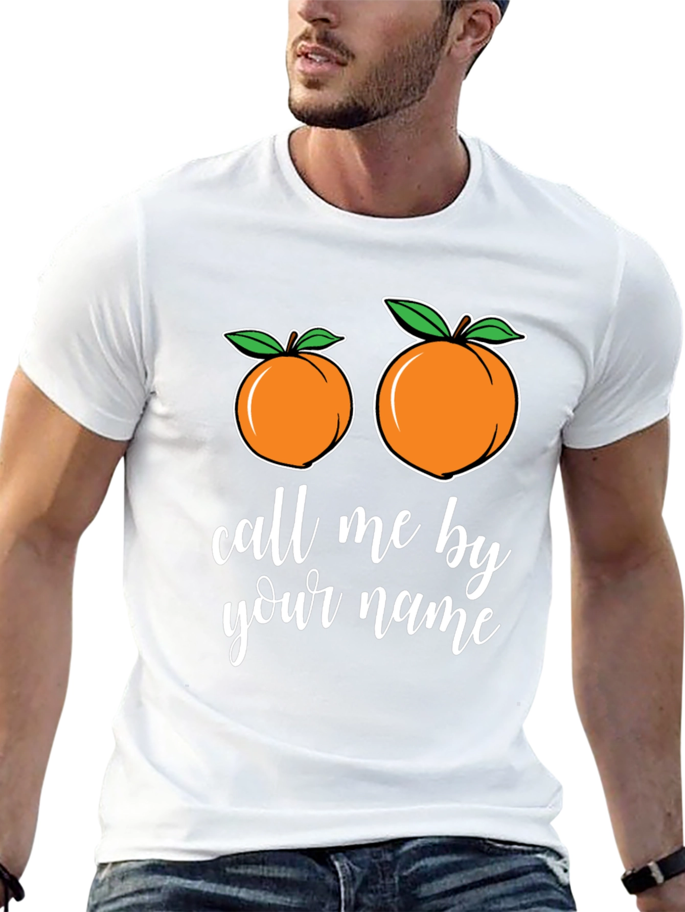 Call Me By Your Name Peach T-Shirt