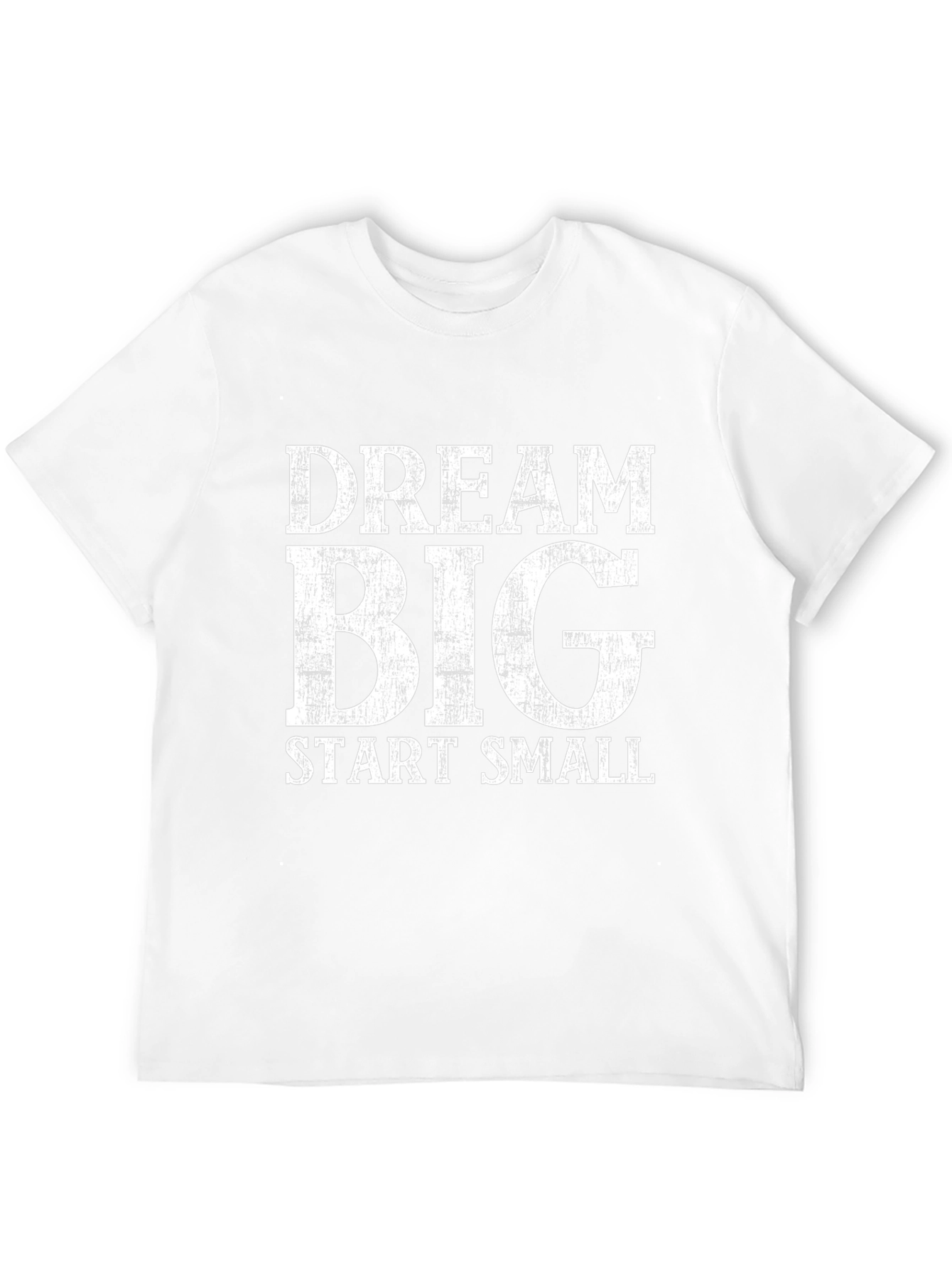 Dream Big Start Small Black Graphic T-Shirt