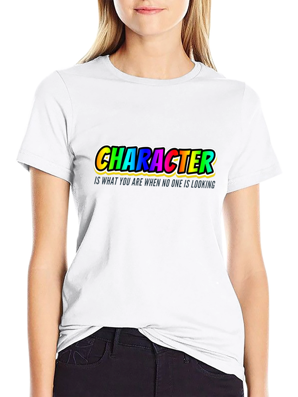 Character Quote T-Shirt - Inspiring Graphic Tee