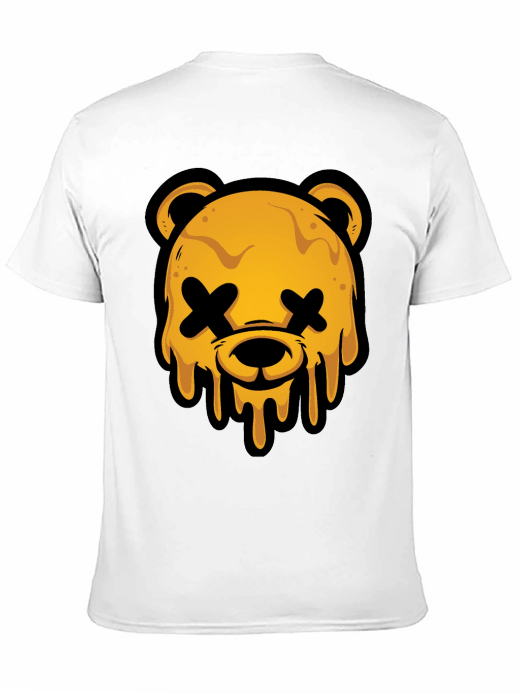 Edgy Graphic Tee - Dripping Bear Head