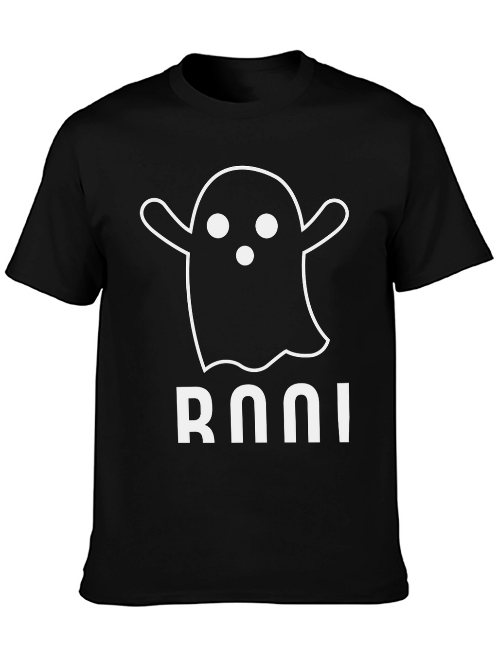Boo! Ghost Graphic Black T-Shirt