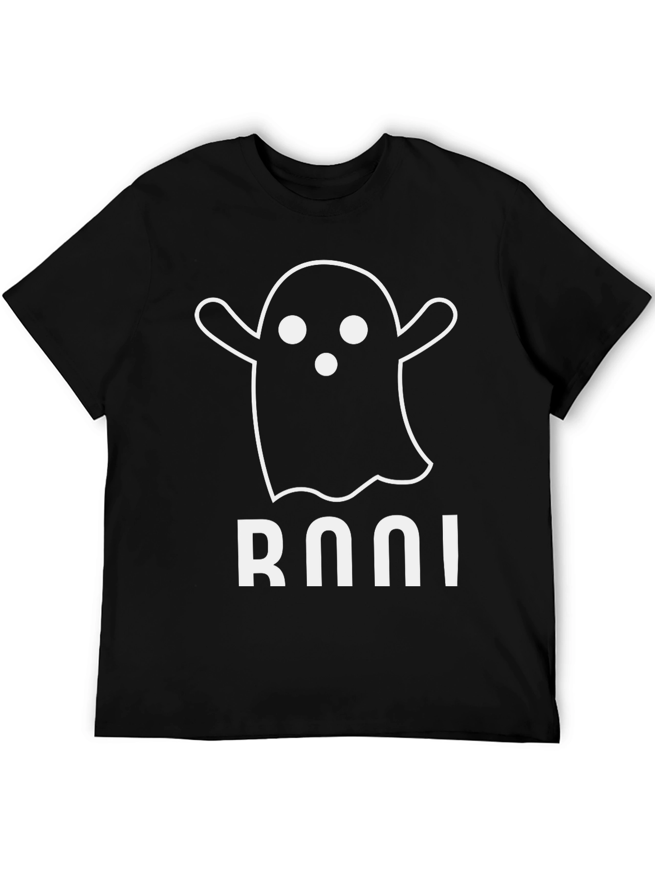 Boo! Ghost Graphic Black T-Shirt