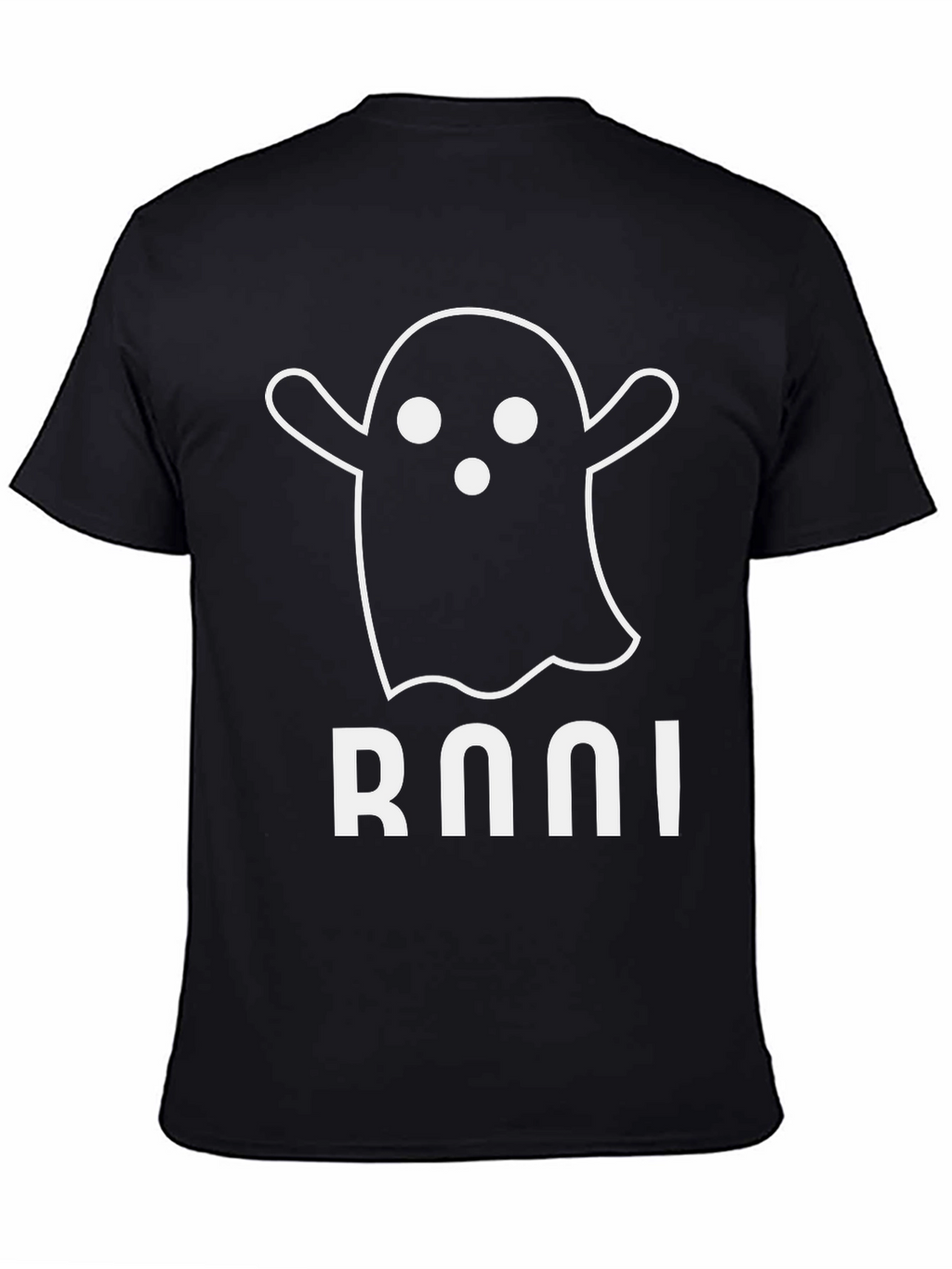 Boo! Ghost Graphic Black T-Shirt