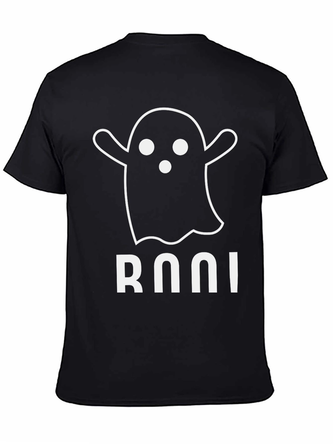 Boo! Ghost Graphic Black T-Shirt