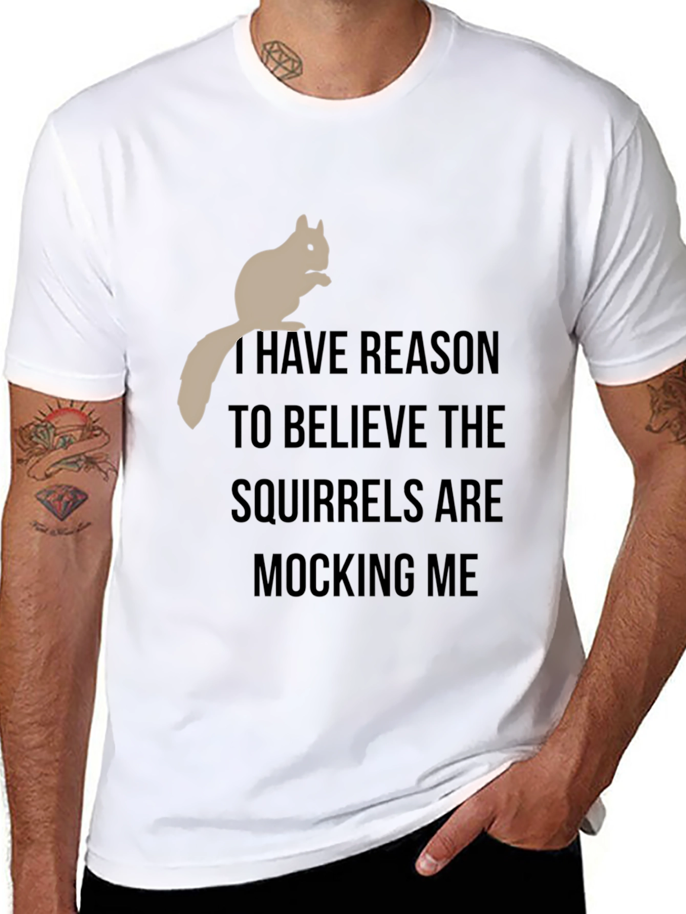 Squirrel Mocking T-Shirt - Funny Animal Tee