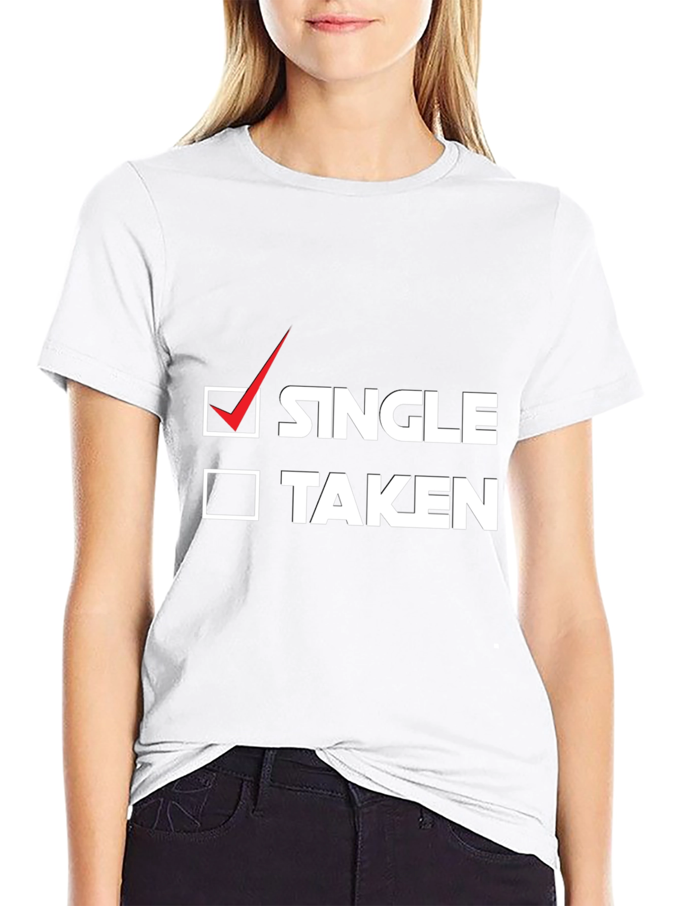 Single or Taken? Funny Graphic Tee