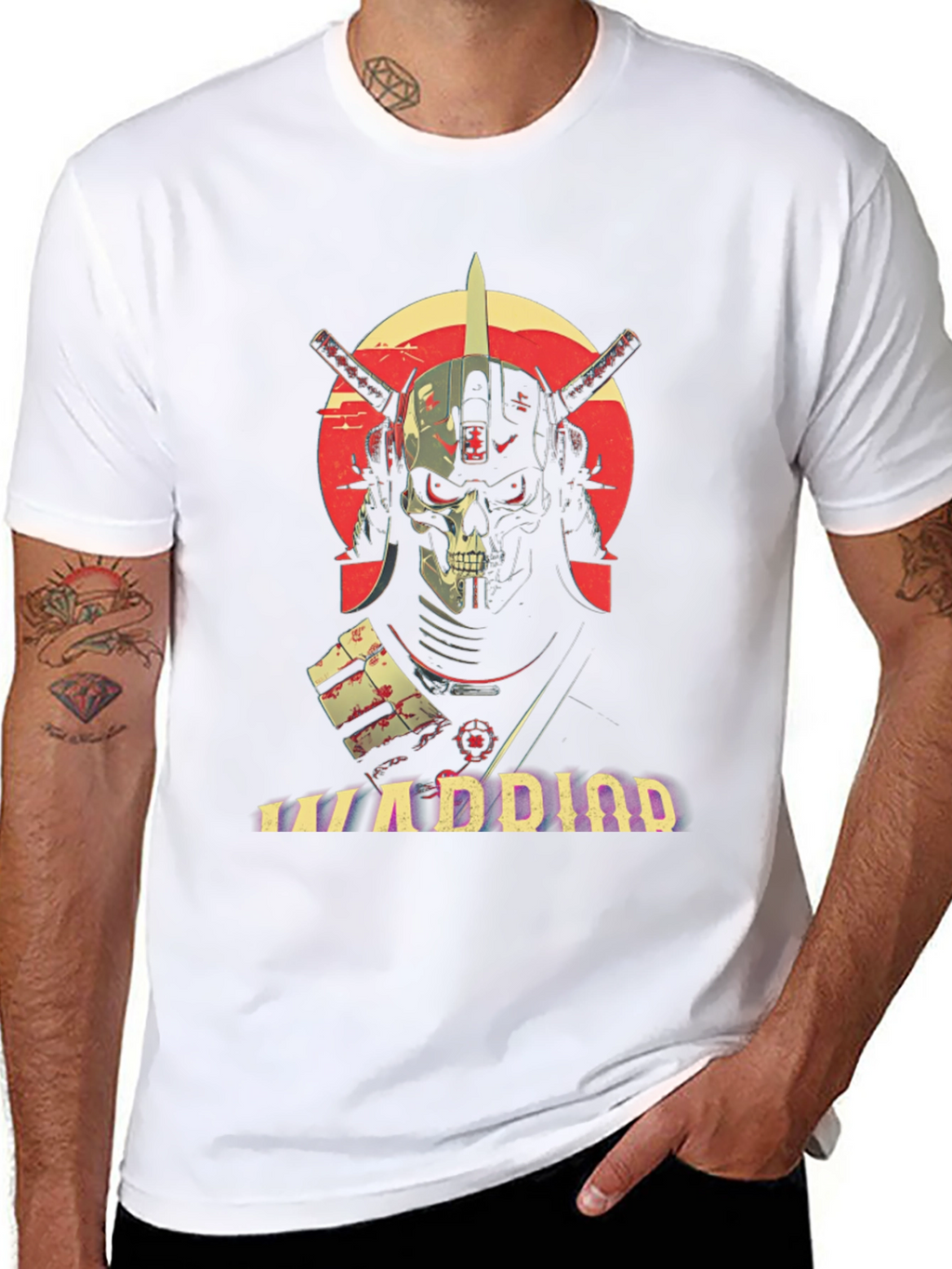 Samurai Warrior Graphic T-Shirt