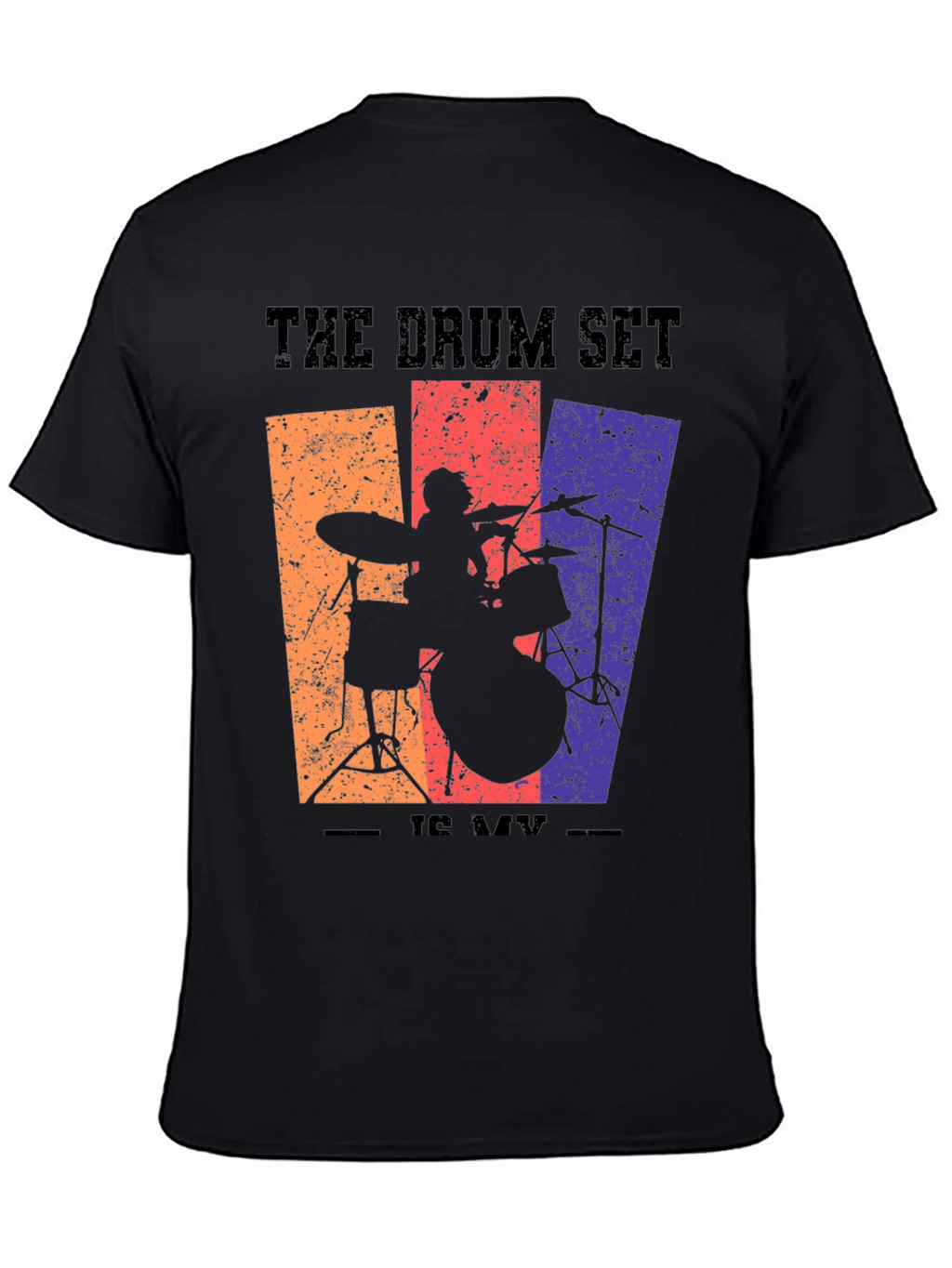 The Drum Set is My Life Graphic T-Shirt