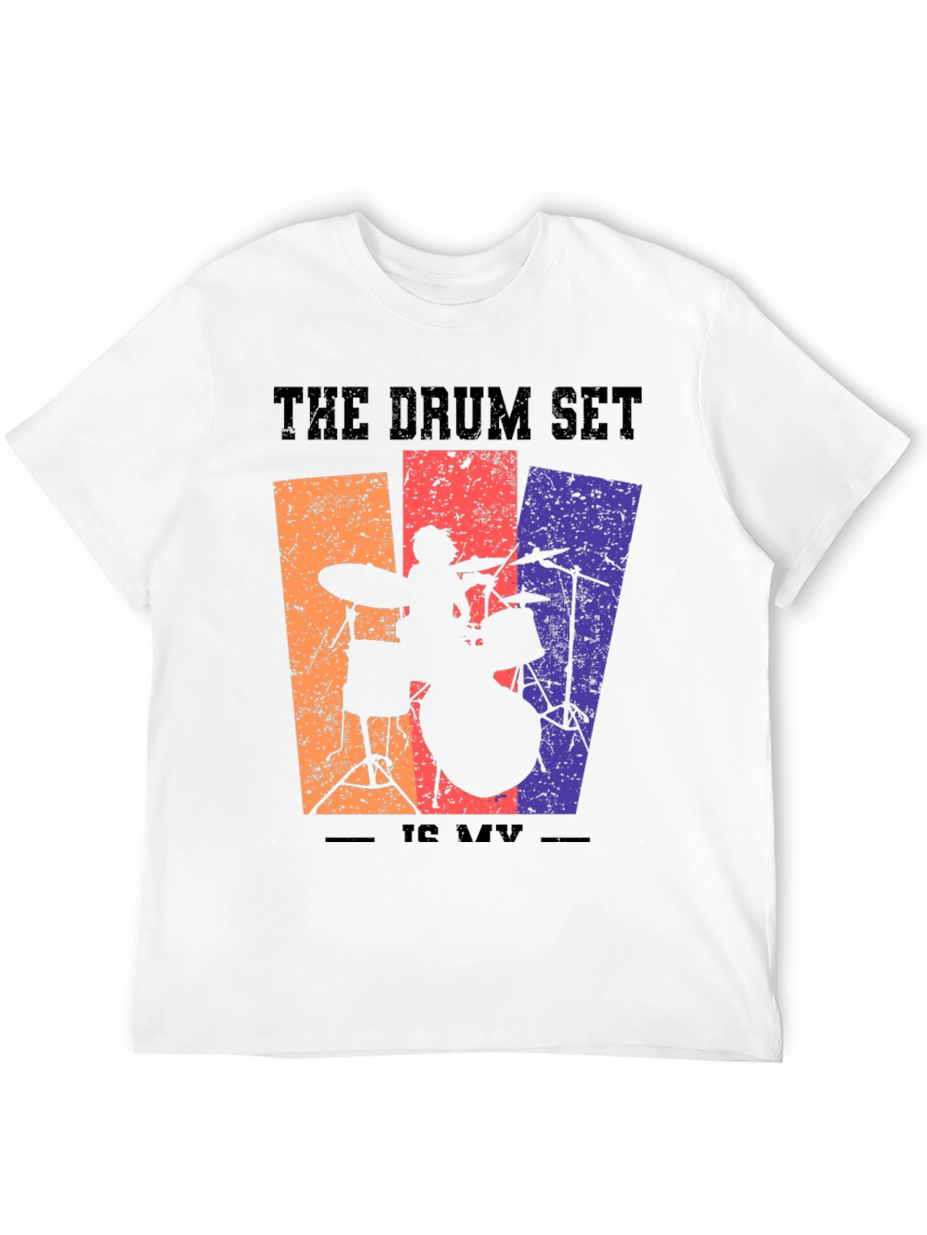 The Drum Set is My Life Graphic T-Shirt