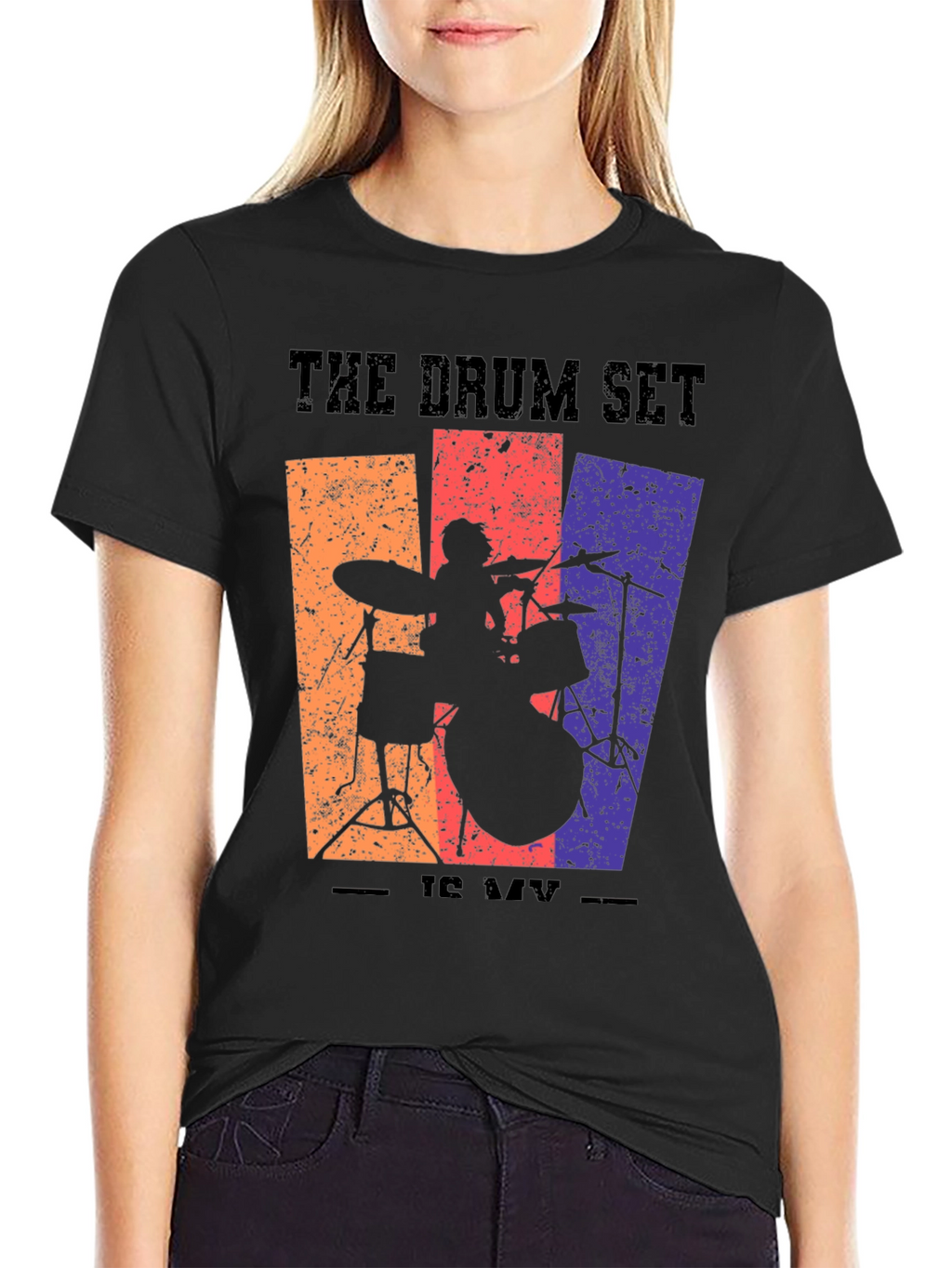 The Drum Set is My Life Graphic T-Shirt