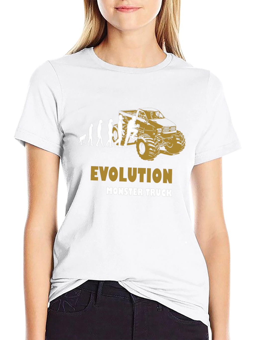 Evolution Monster Truck Black Graphic Tee