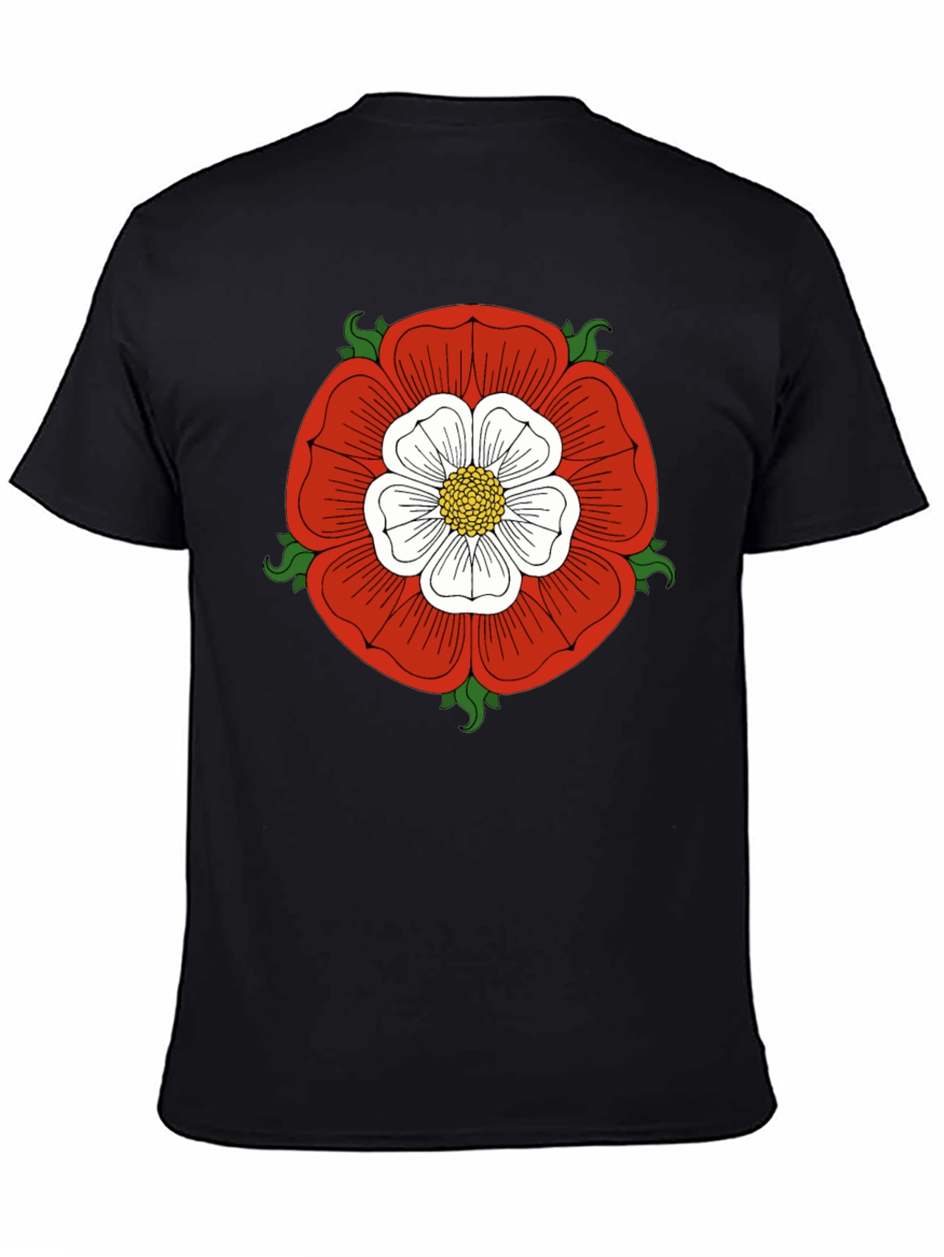 English Rose Graphic Tee - Classic Design