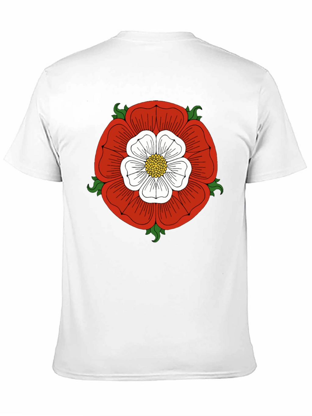 English Rose Graphic Tee - Classic Design