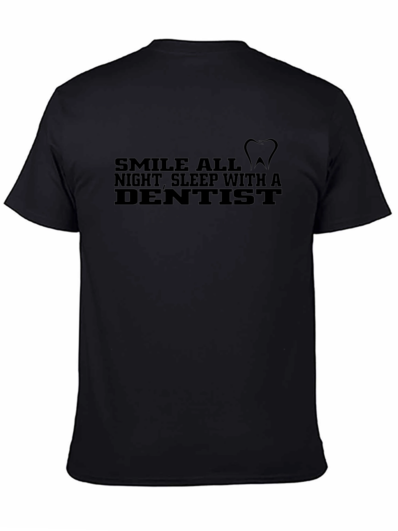 Smile All Night Dentist Graphic Tee - Soft Cotton Casual Wear
