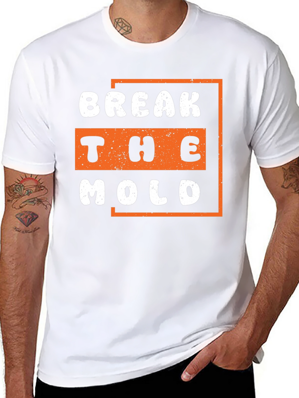 Break the Mold Graphic Tee - Unique Design