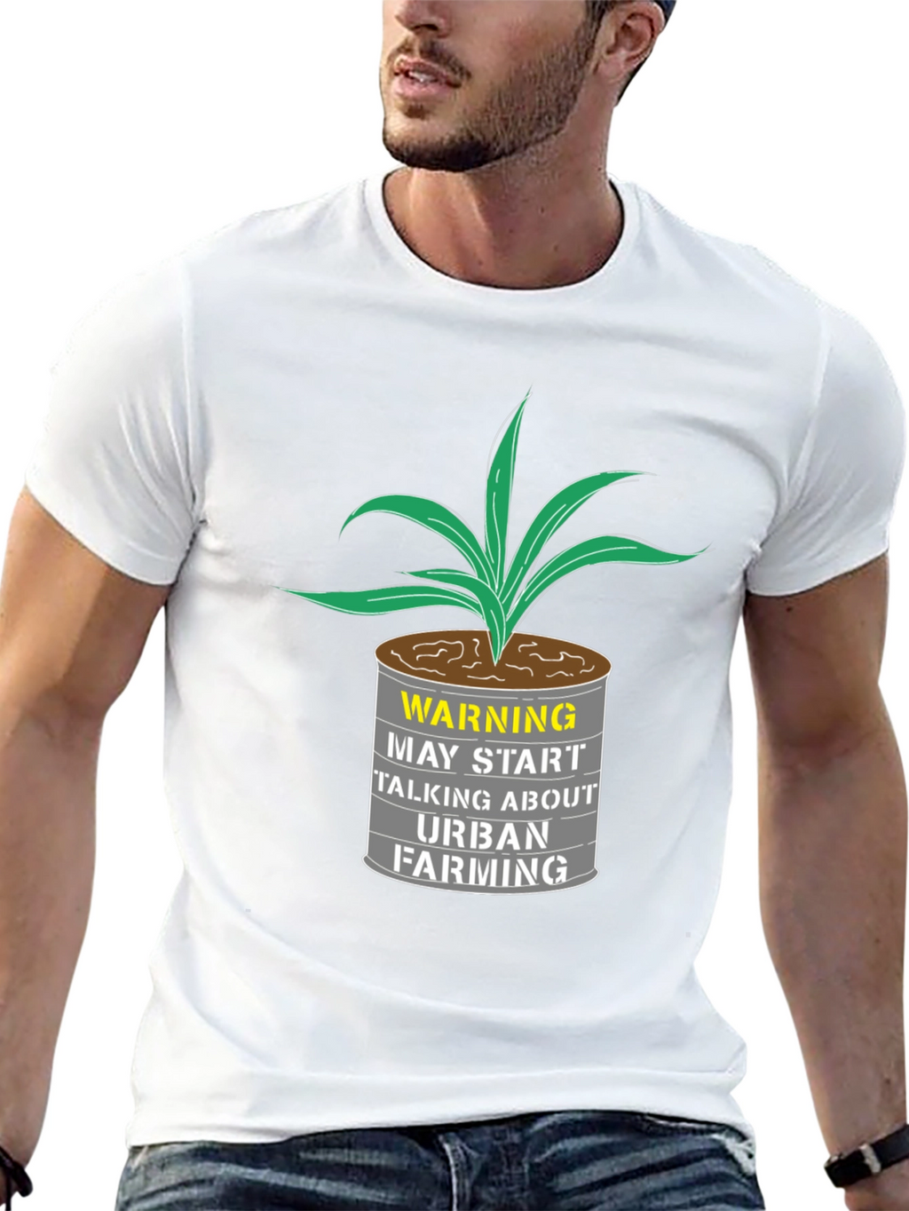 Urban Farming T-Shirt - Warning Graphic Tee