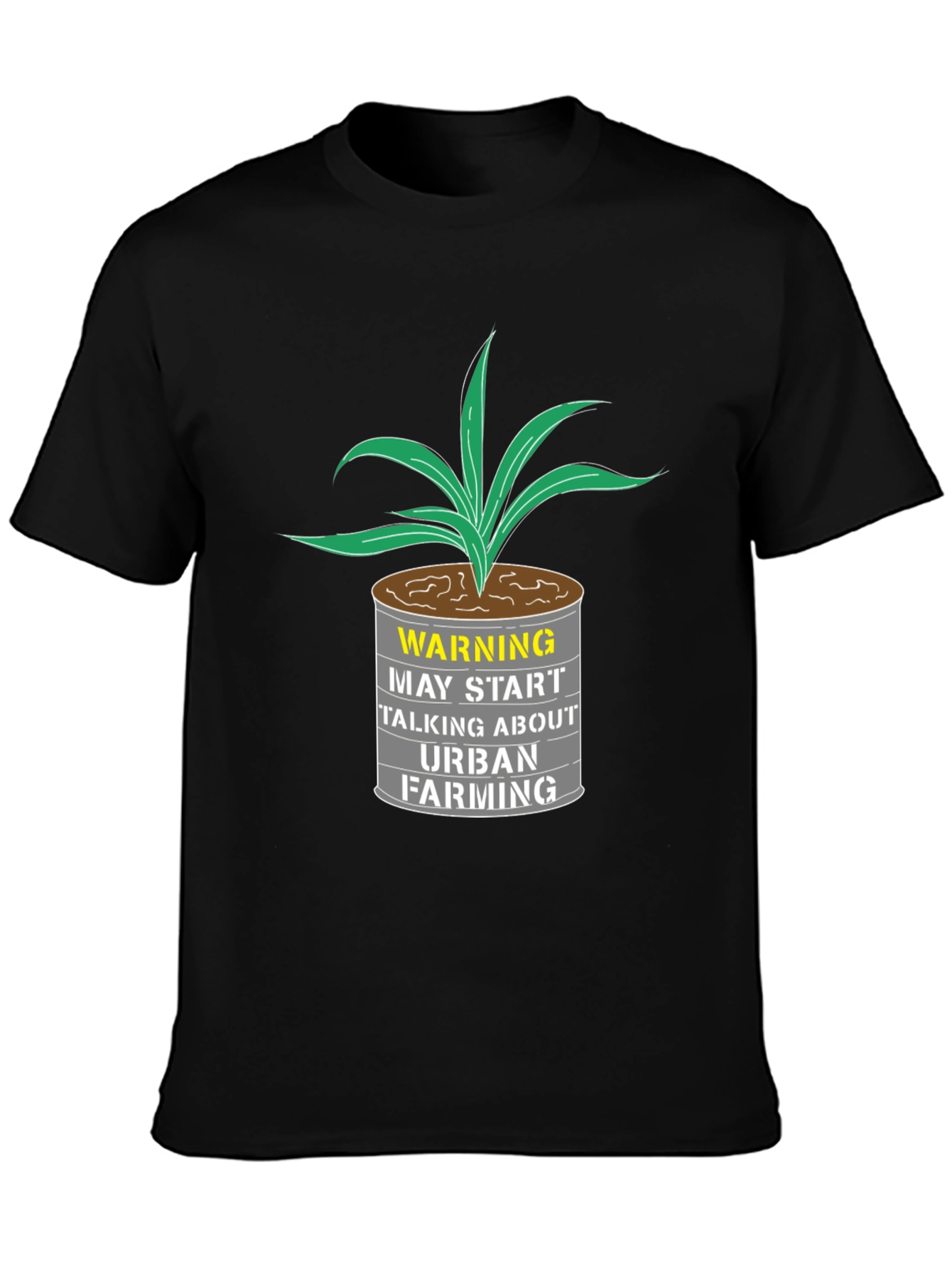 Urban Farming T-Shirt - Warning Graphic Tee