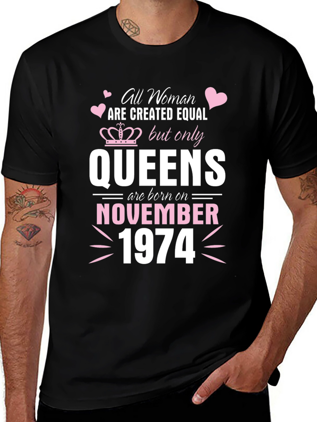 Queens Born in November 1974 T-Shirt