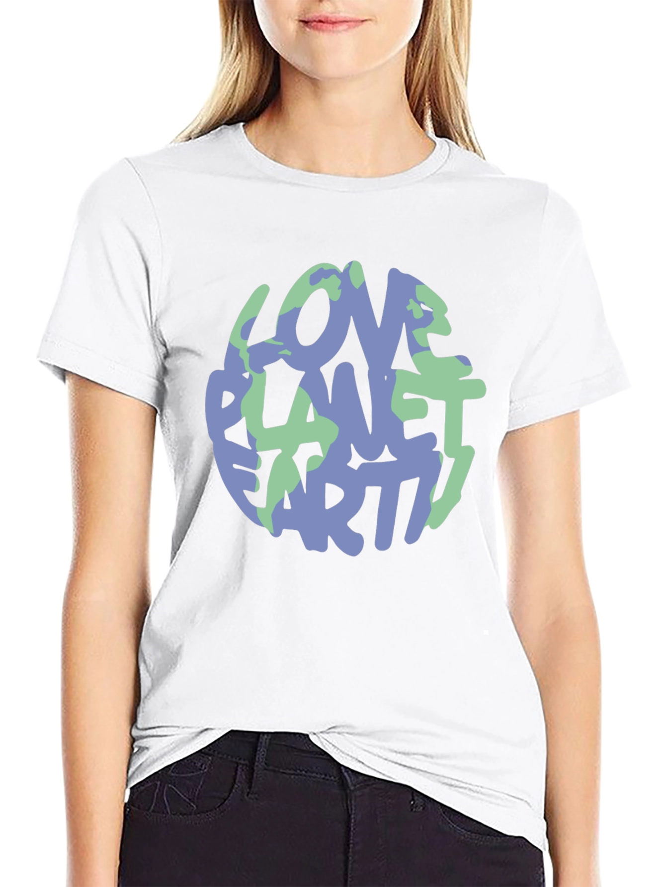 Love Planet Earth Graphic Tee - Eco-Friendly Style