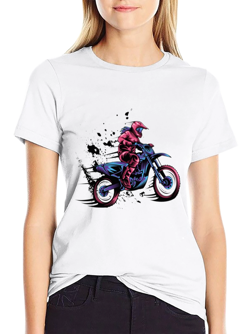 Motorcross Rider Graphic T-Shirt