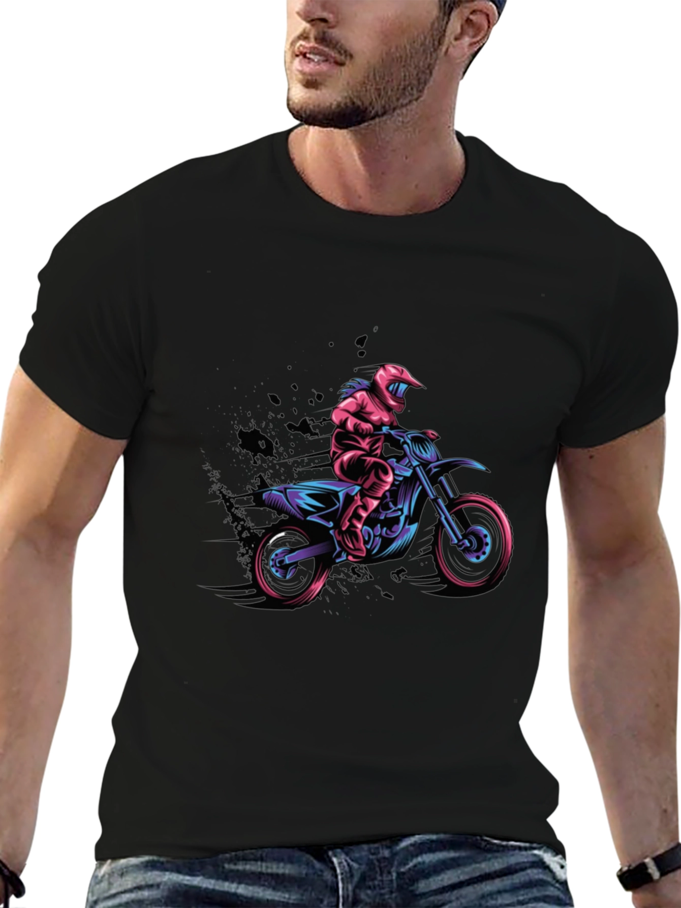 Motorcross Rider Graphic T-Shirt