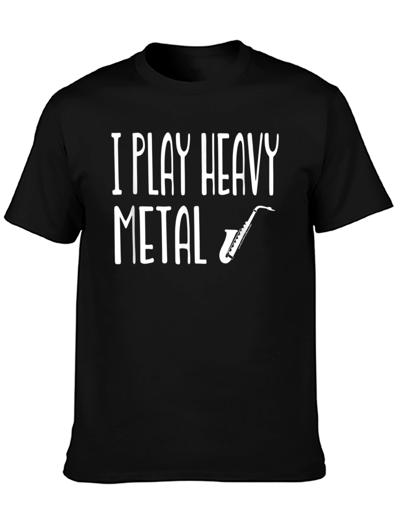 I Play Heavy Metal Saxophone Graphic Tee