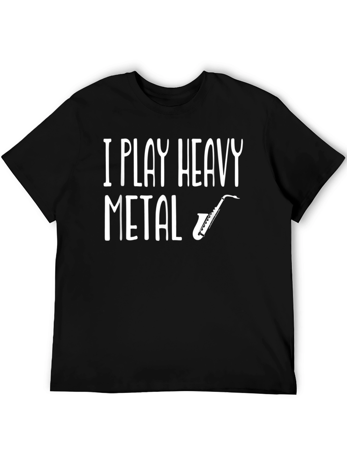 I Play Heavy Metal Saxophone Graphic Tee