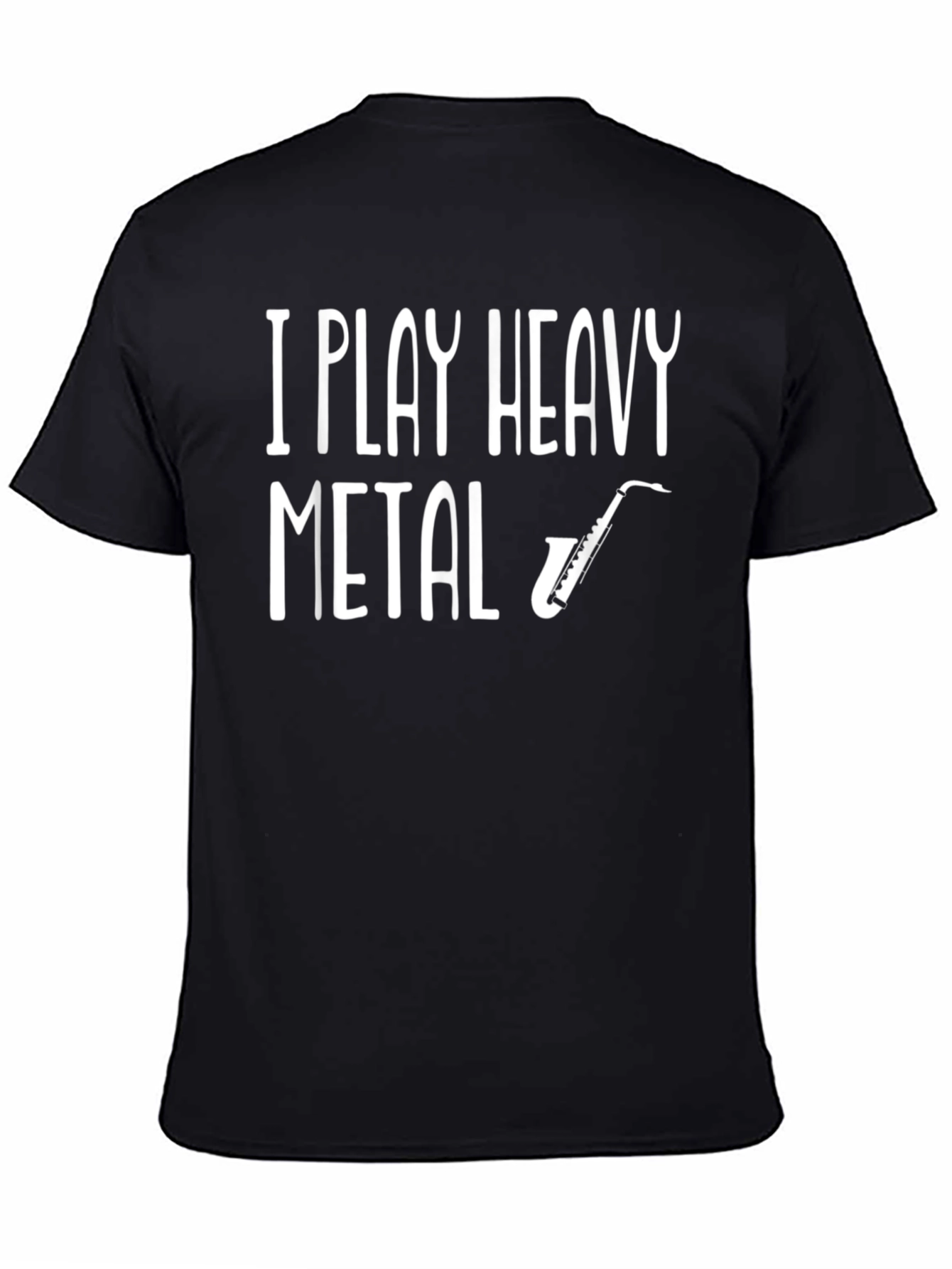 I Play Heavy Metal Saxophone Graphic Tee