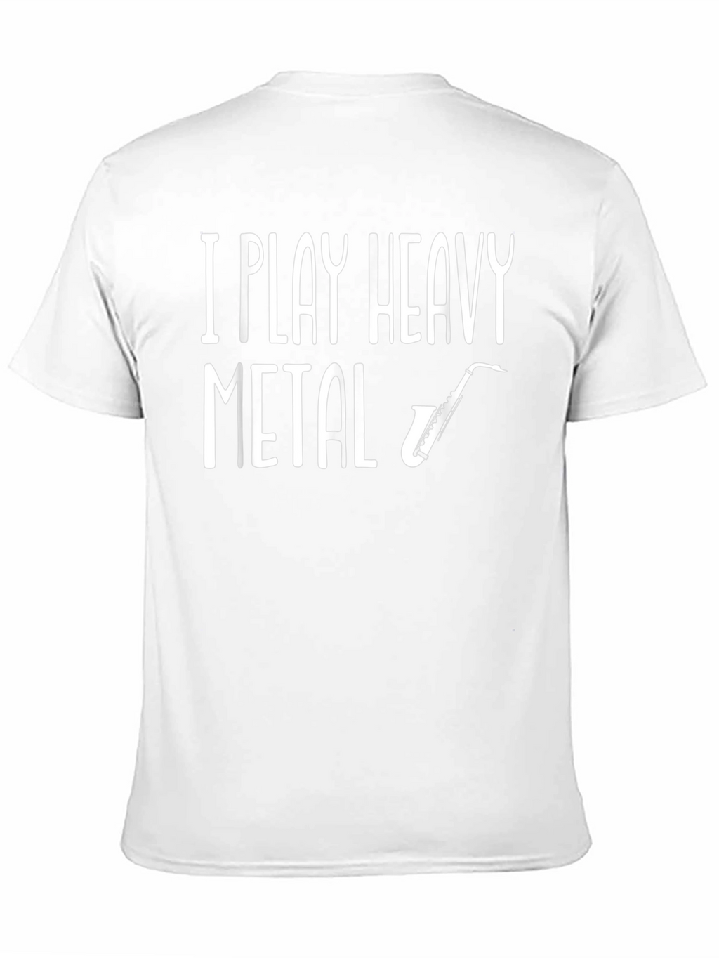 I Play Heavy Metal Saxophone Graphic Tee