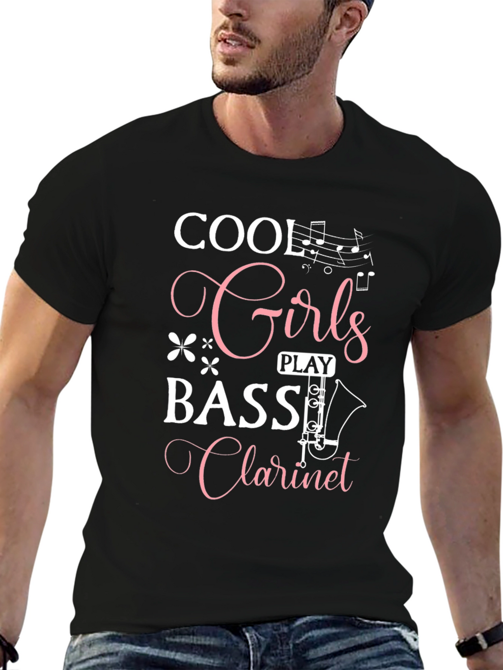 Cool Girls Play Bass Clarinet T-Shirt