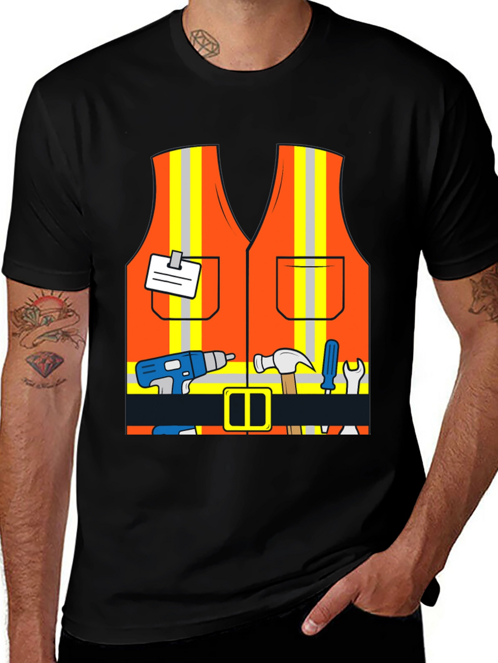 Construction Worker Costume T-Shirt