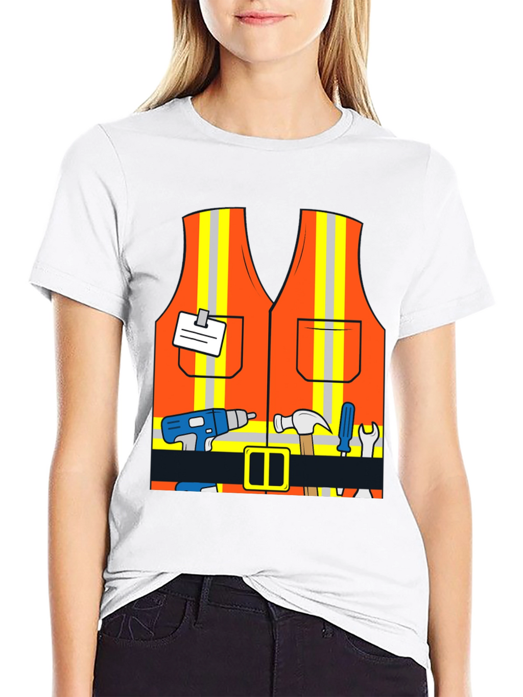 Construction Worker Costume T-Shirt