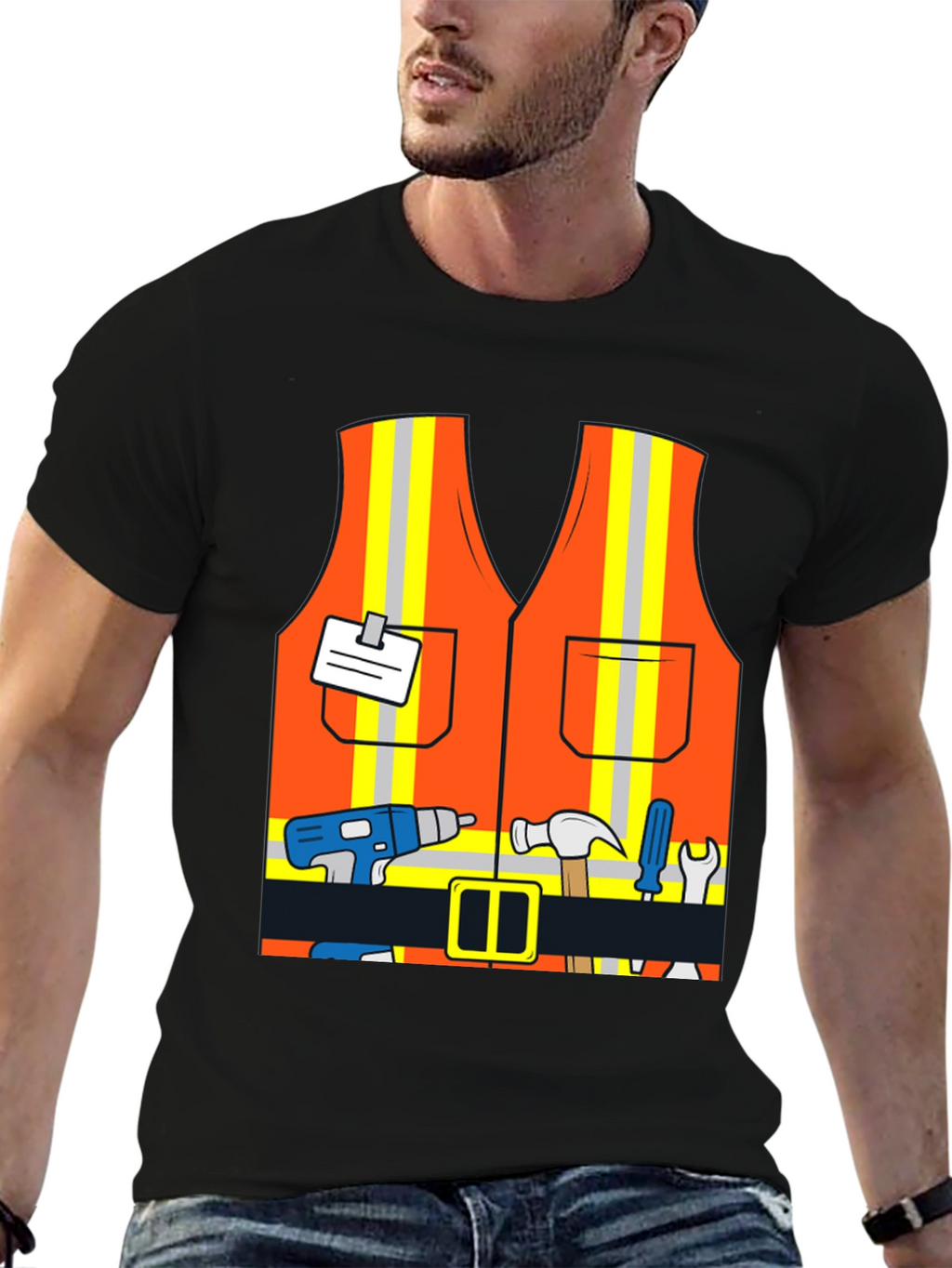 Construction Worker Costume T-Shirt