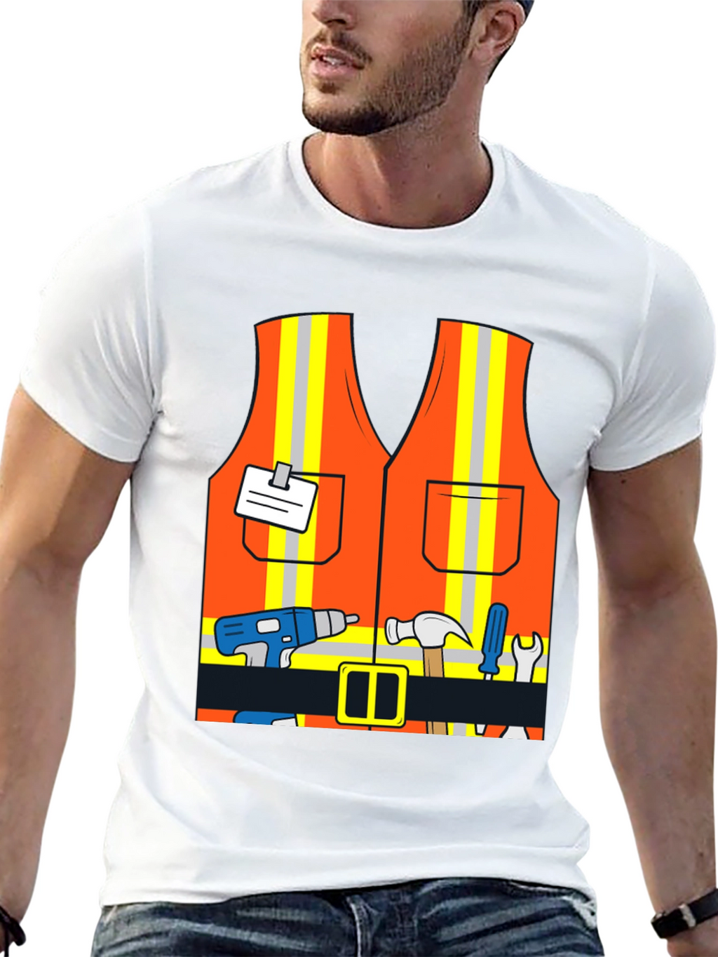 Construction Worker Costume T-Shirt