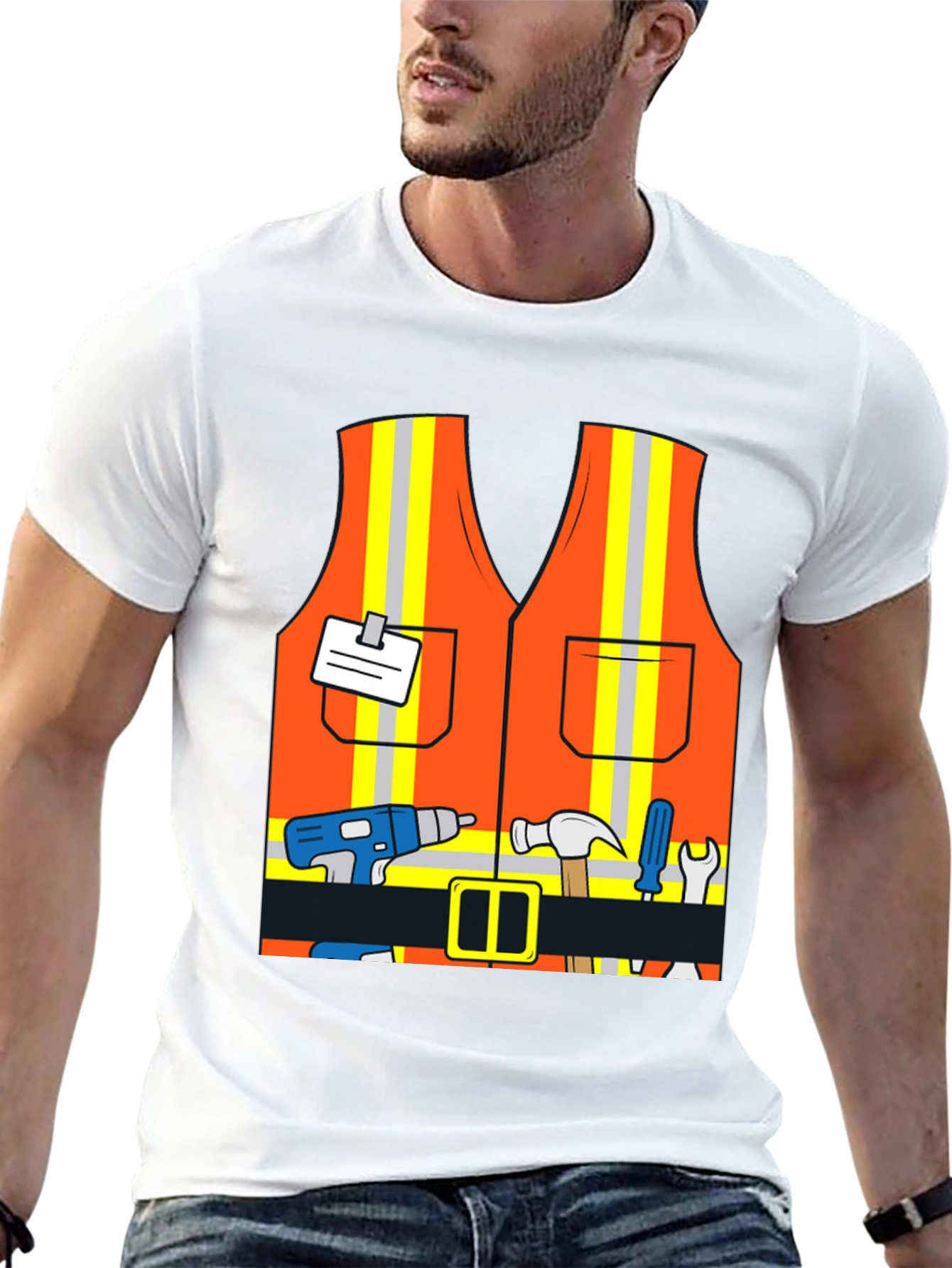 Construction Worker Costume T-Shirt