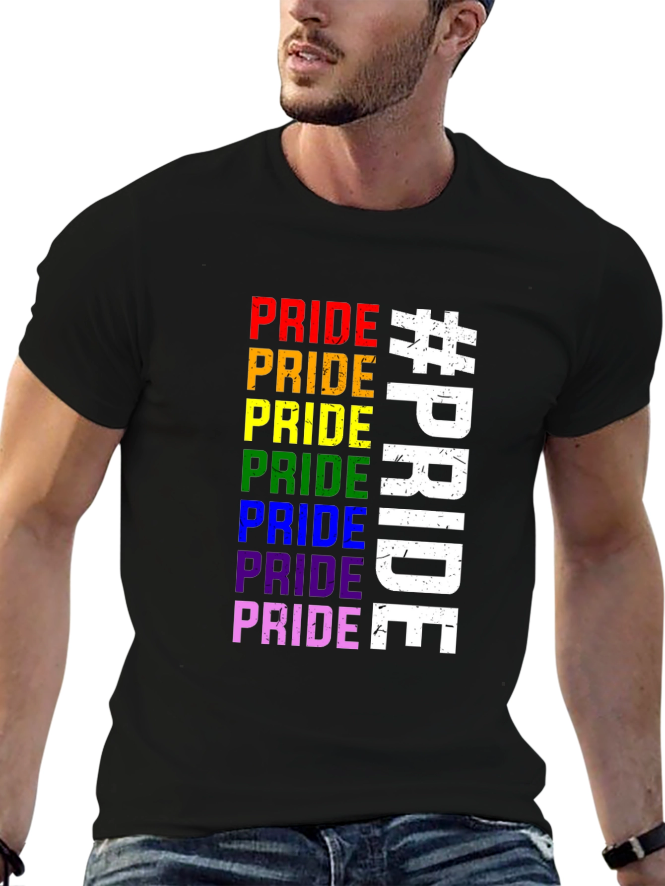 Pride Rainbow Graphic T-Shirt