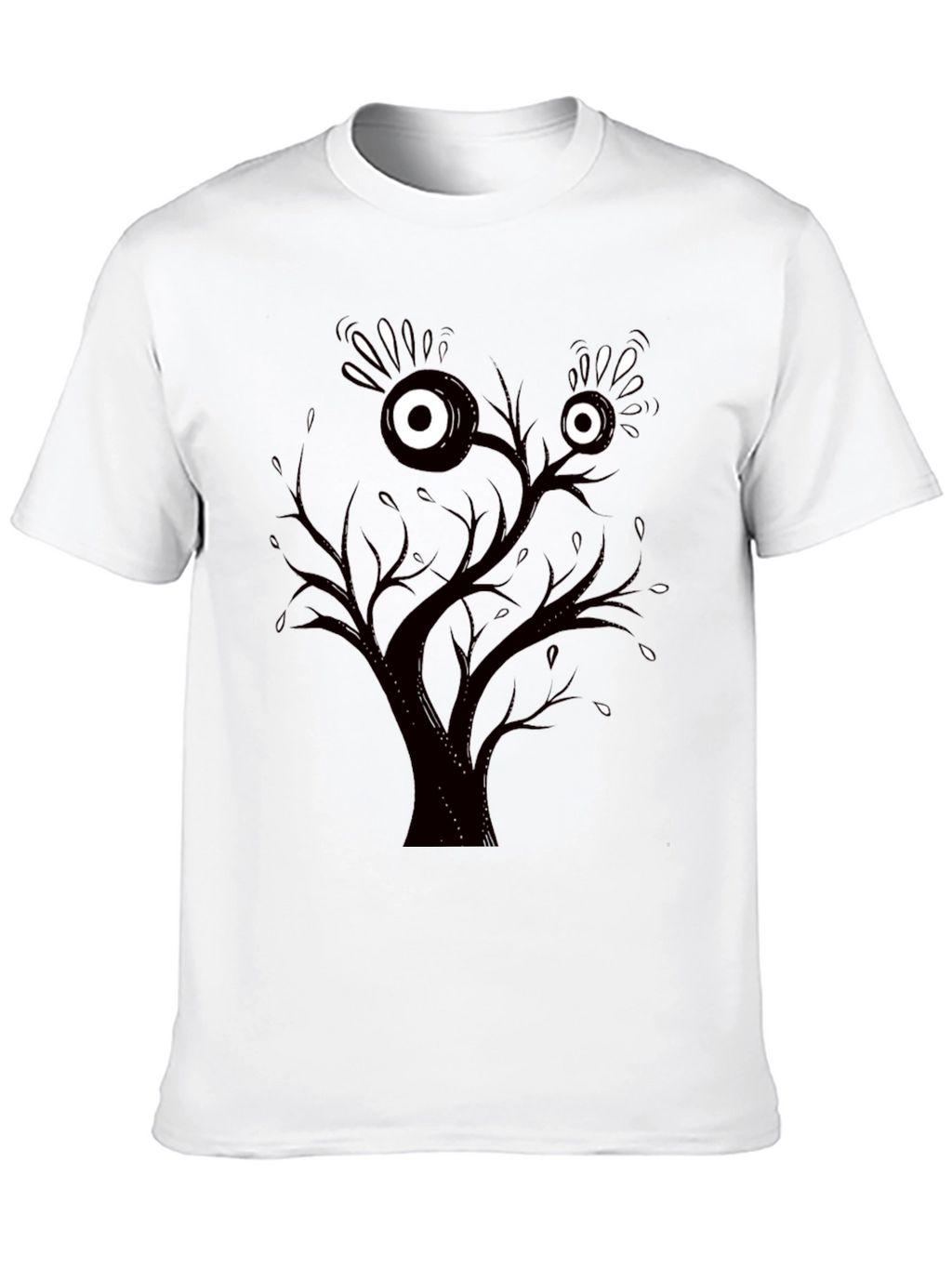 Eye Tree Graphic Tee - Mens Black T-Shirt