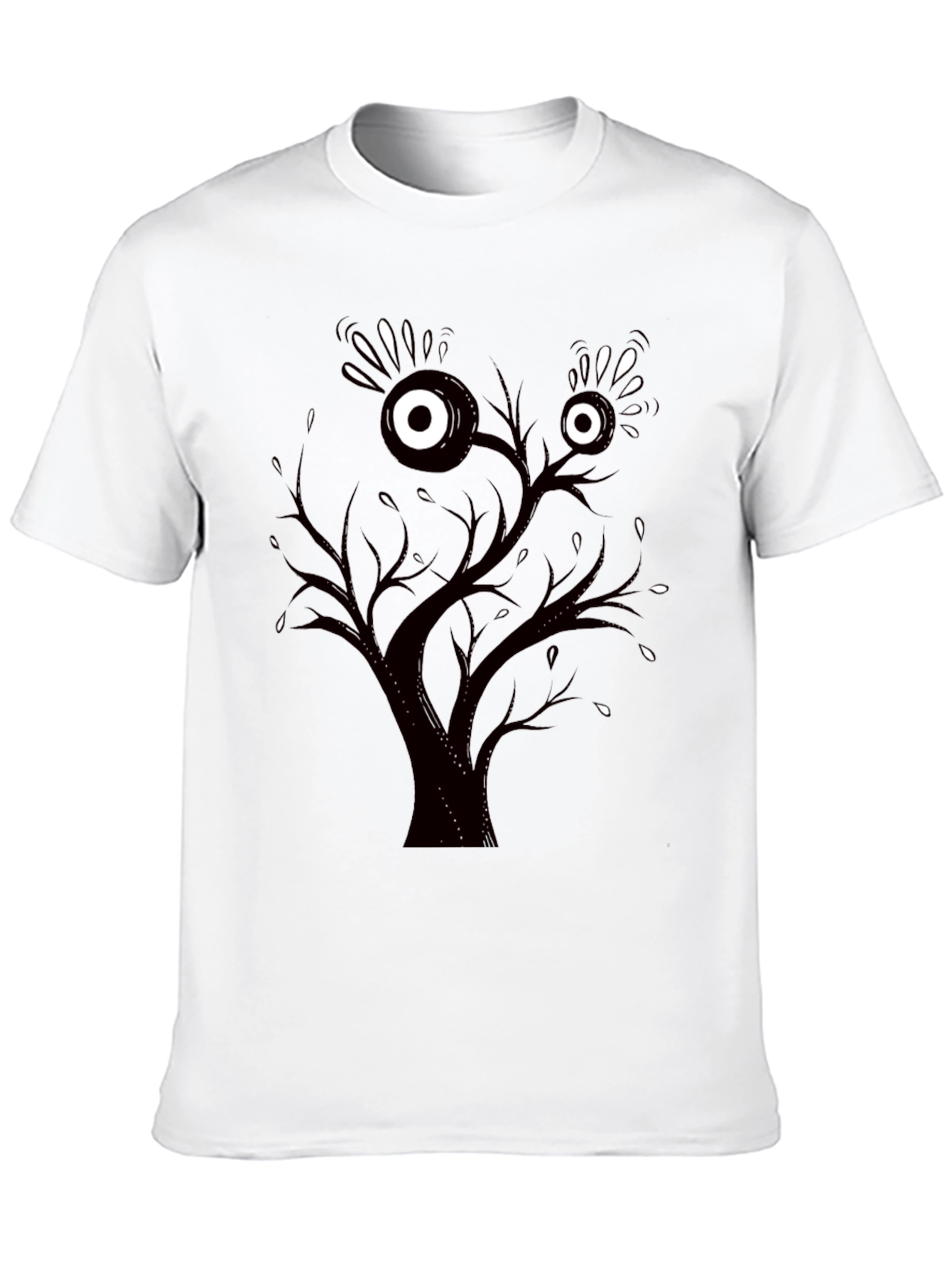 Eye Tree Graphic Tee - Mens Black T-Shirt