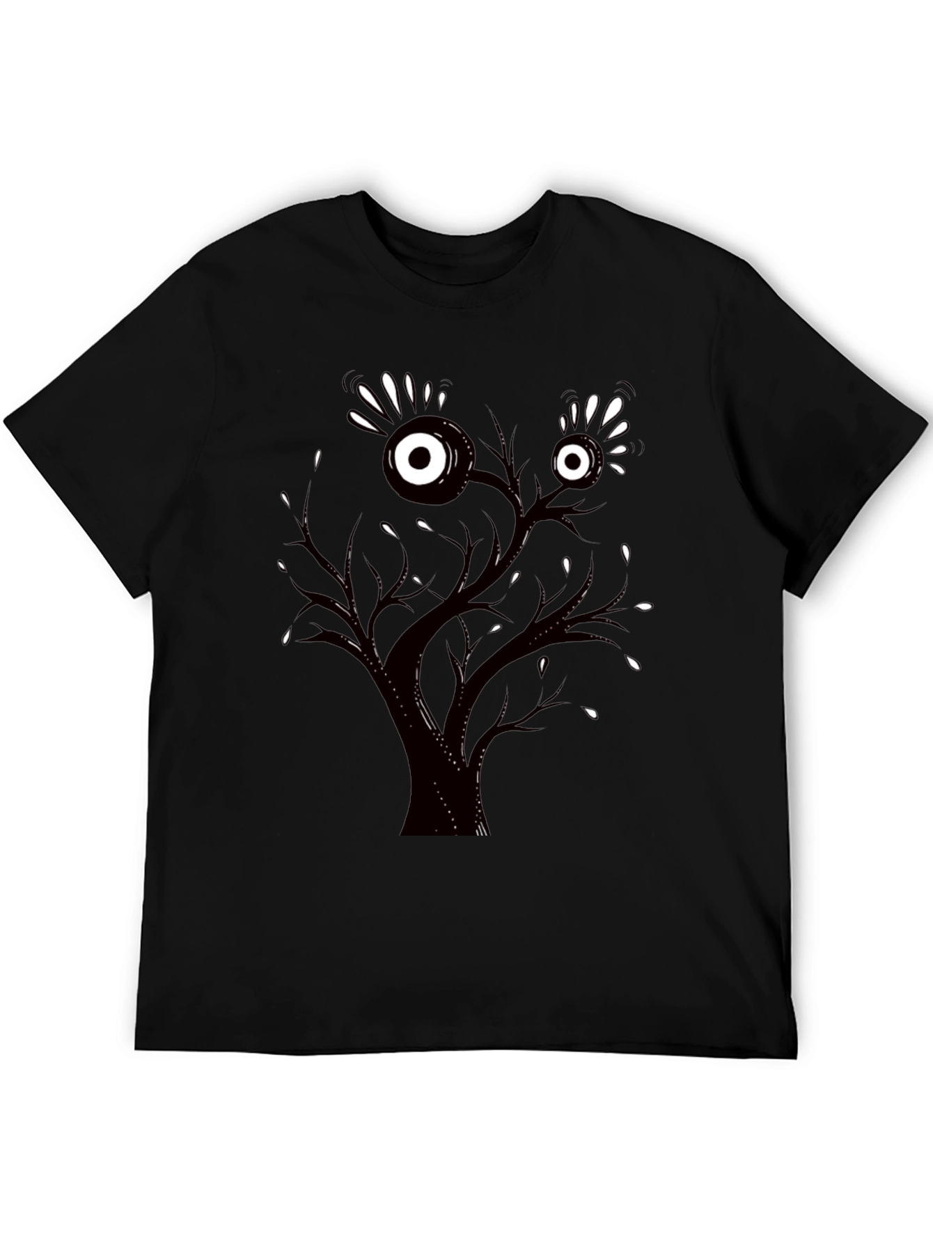 Eye Tree Graphic Tee - Mens Black T-Shirt