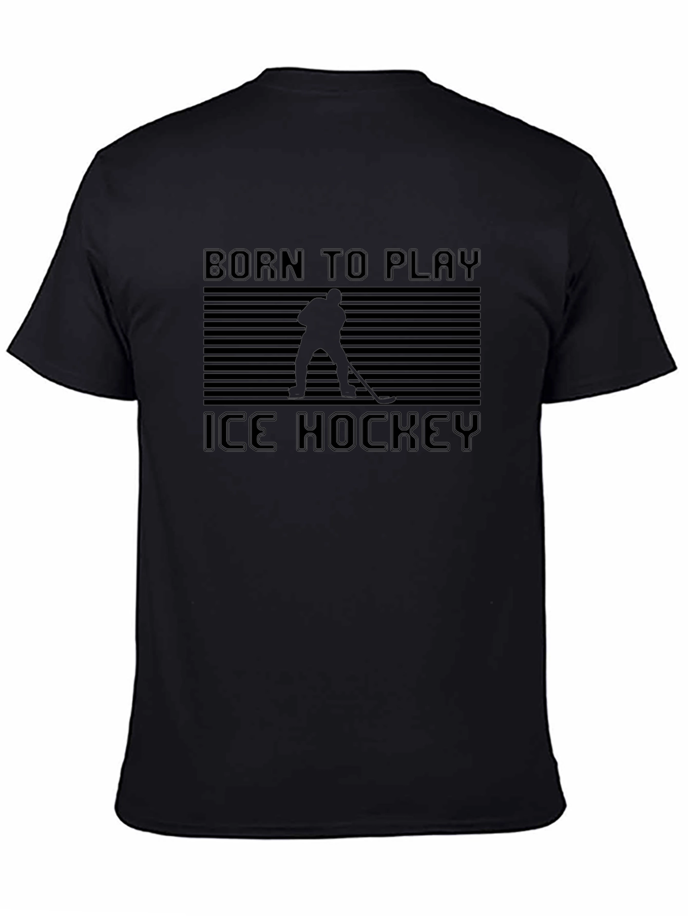 Born To Play Ice Hockey T-Shirt