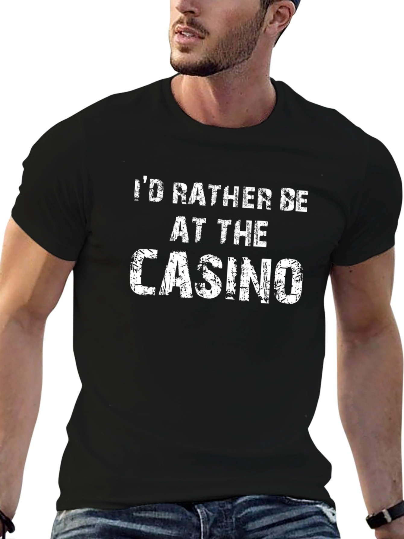 Id Rather Be At The Casino Graphic T-Shirt