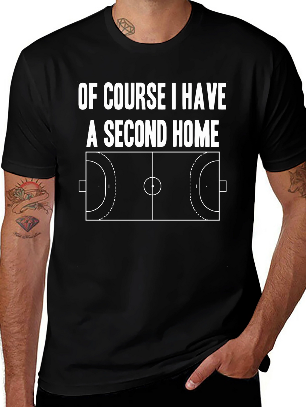 Handball Second Home Graphic T-Shirt