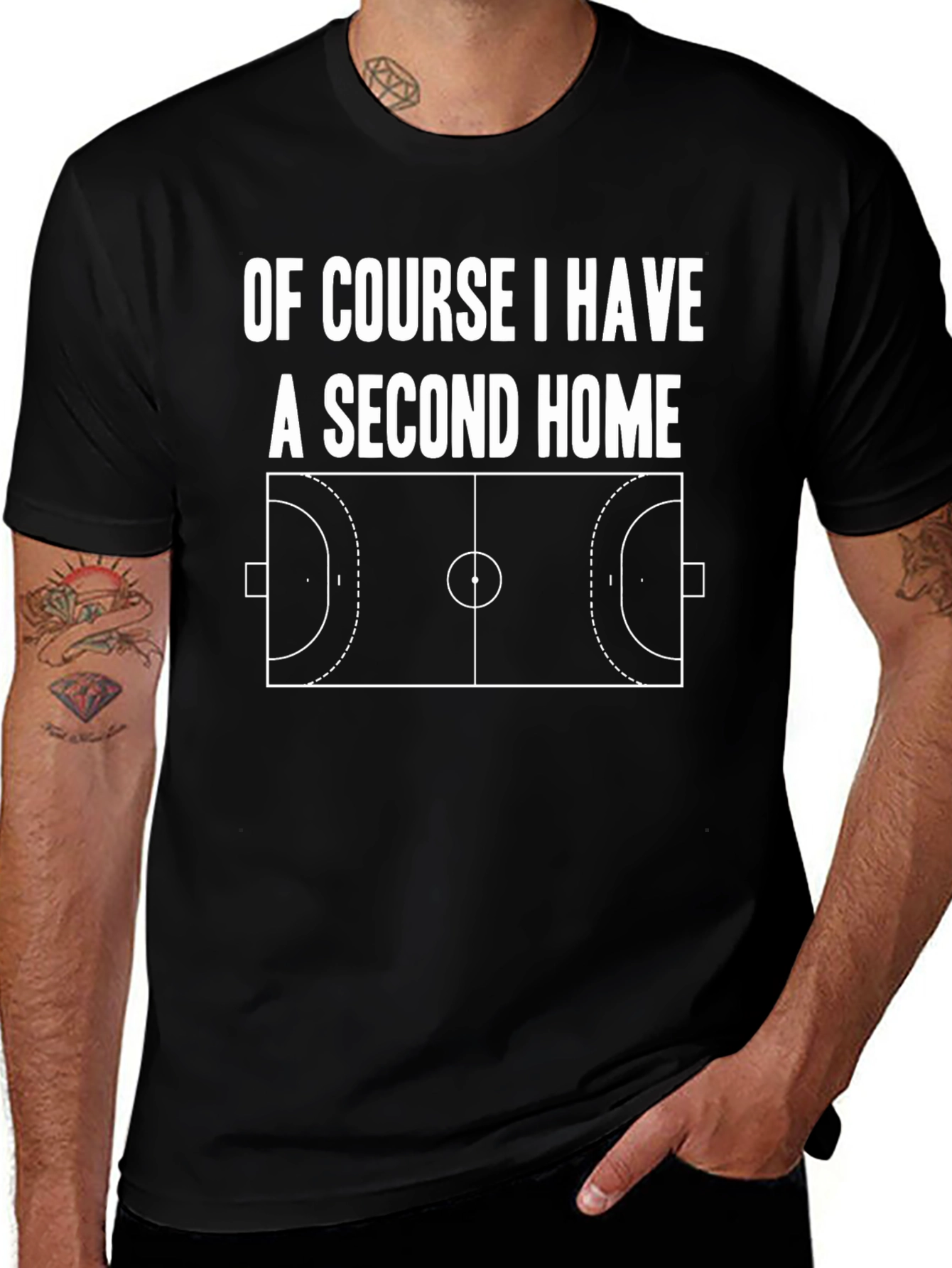 Handball Second Home Graphic T-Shirt