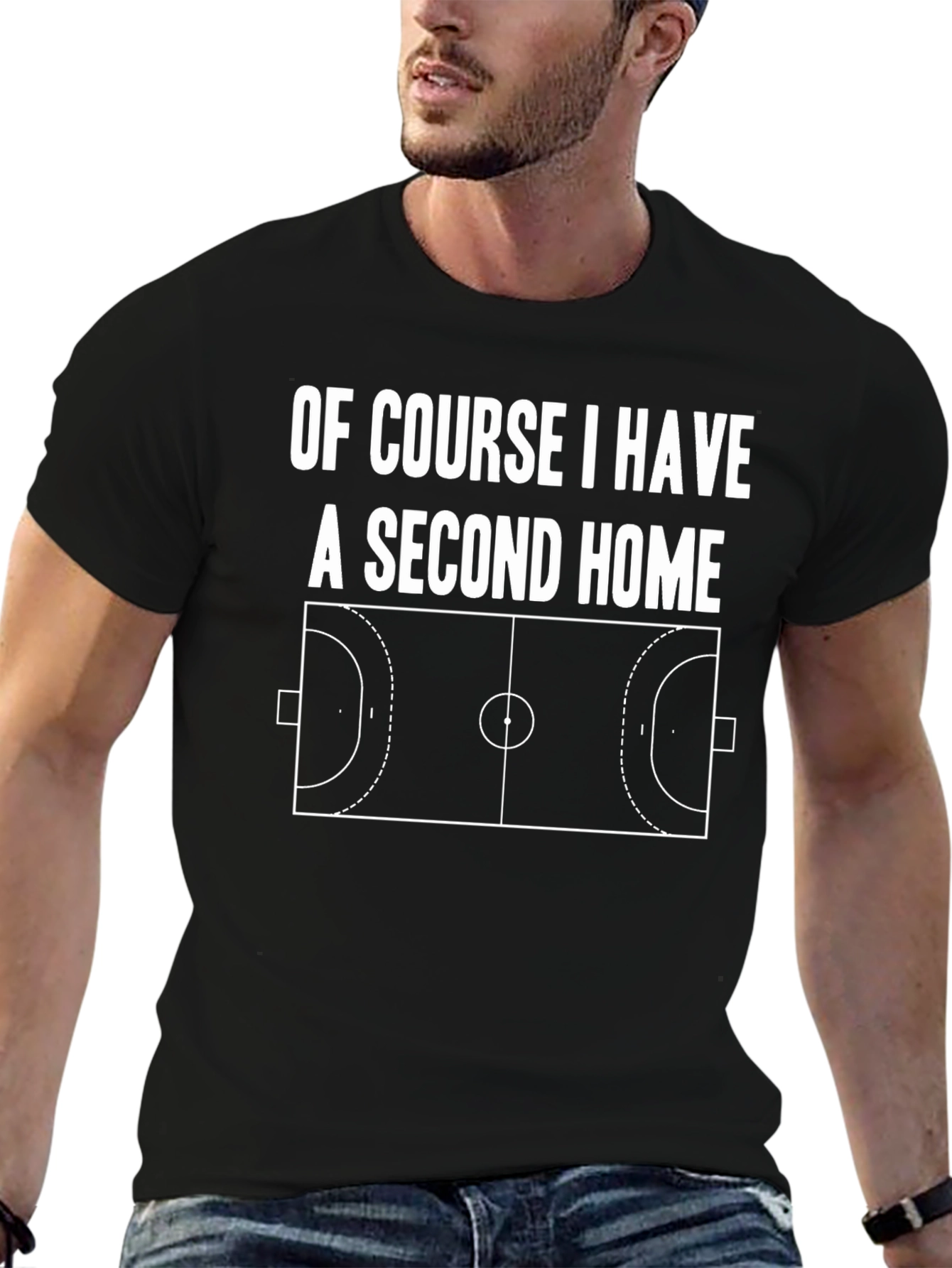 Handball Second Home Graphic T-Shirt